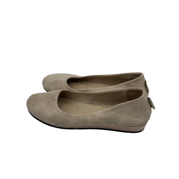 French Sole FS/NY Made In Italy Slightly Raised Animal Print Leather Flats US 8 - Picture 6 of 10